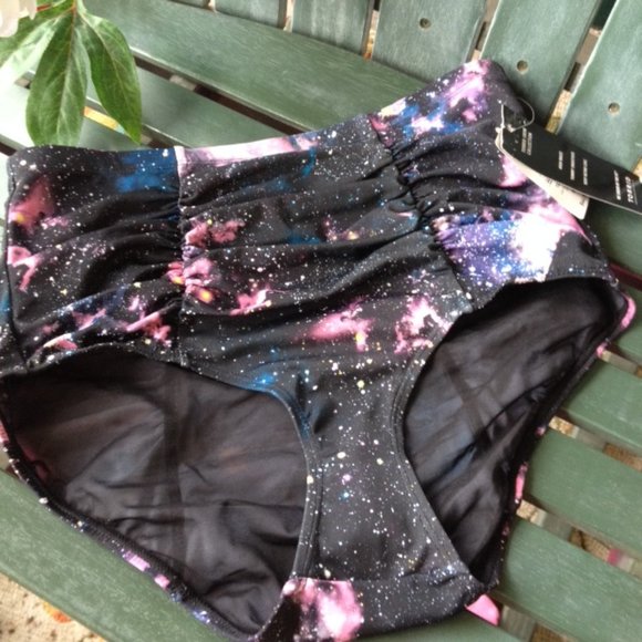 Torrid Other - Torrid 00 (Med/Large) Swim bottoms Galaxy brief